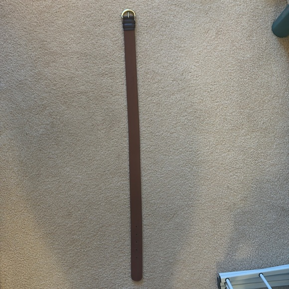 COACH | Brown cowhide leather and solid brass belt - medium - Picture 6 of 8